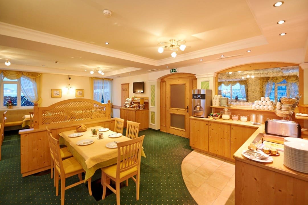 Frühstücksraum Apparthotel Garni Kristall