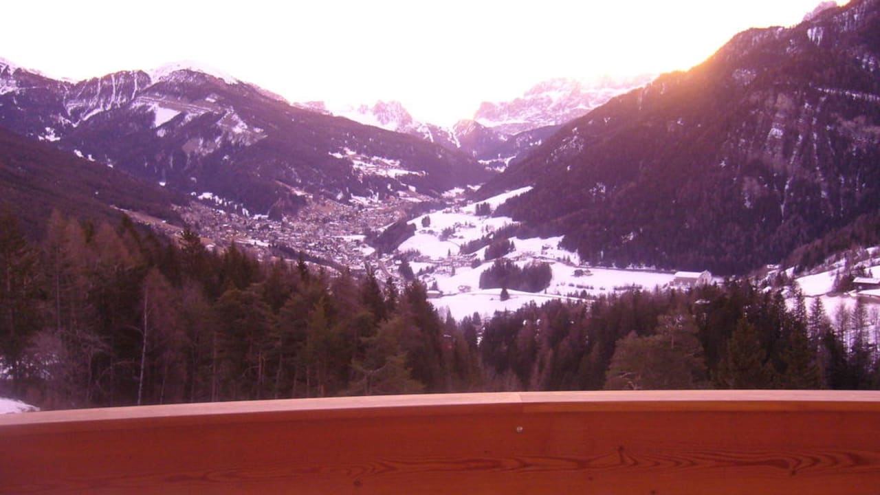 Blick vom Balkon Hotel Scherlin