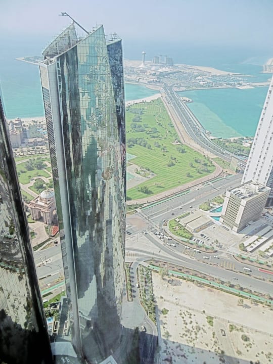 Ausblick 58. Etage Conrad Abu Dhabi Etihad Towers