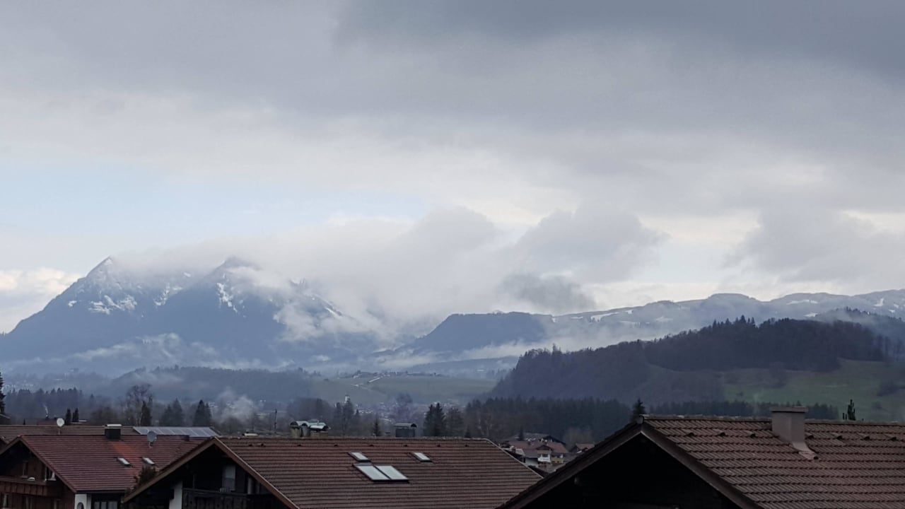 Auch vom Balkon aufgenommen Hotel Alpenblick