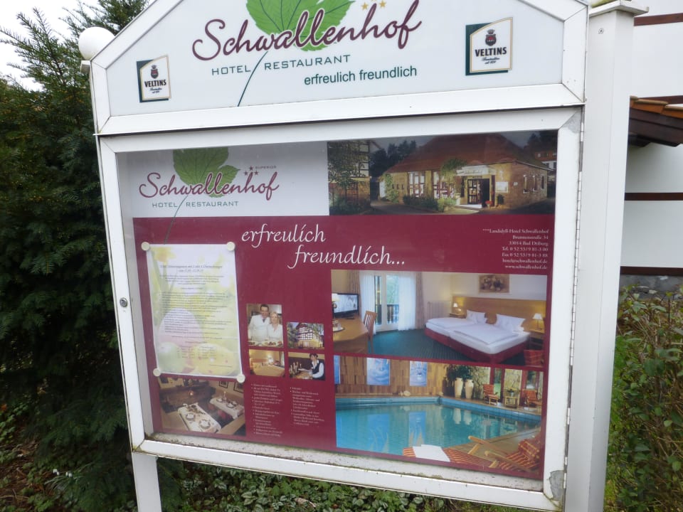 Information am Straßenrand Landhotel Der Schwallenhof