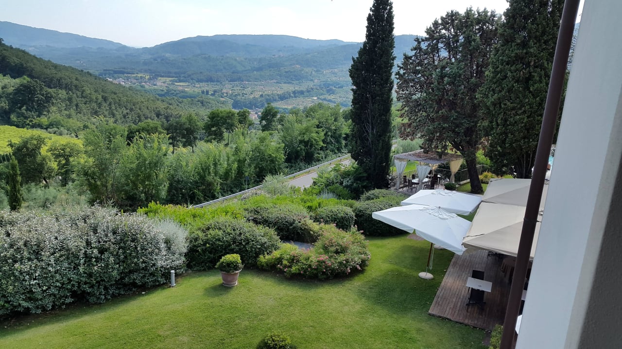 Aussicht aus dem Fenster Villa Giorgia