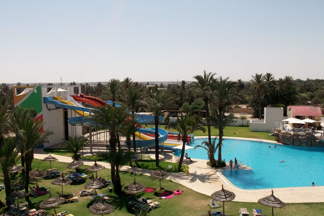 Vom Familienzimmer 3.Stock Nebengebäude Calimera One Resort Jockey