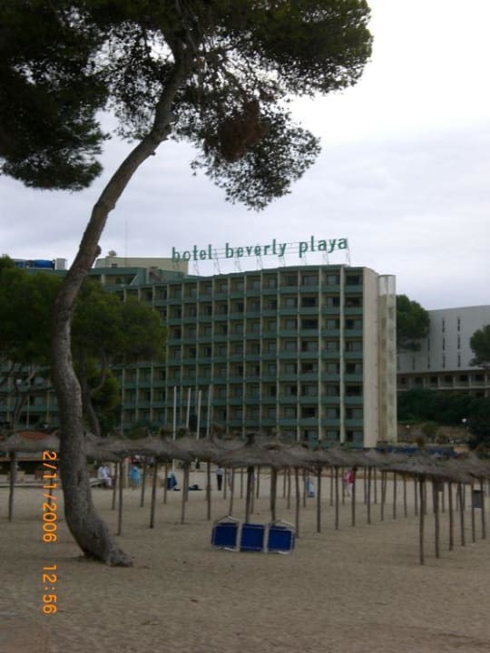 Hotel am Strand aus gesehen Hotel Vibra Beverly Playa