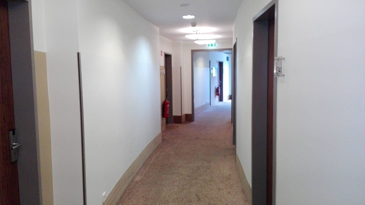 Hotelflur elaya hotel hamburg finkenwerder