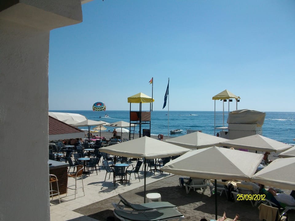 Vom Strandrestaurant aus Hotel Club Paradiso