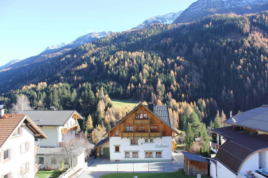 Ausblick vom Balkon Hotel die Arlbergerin