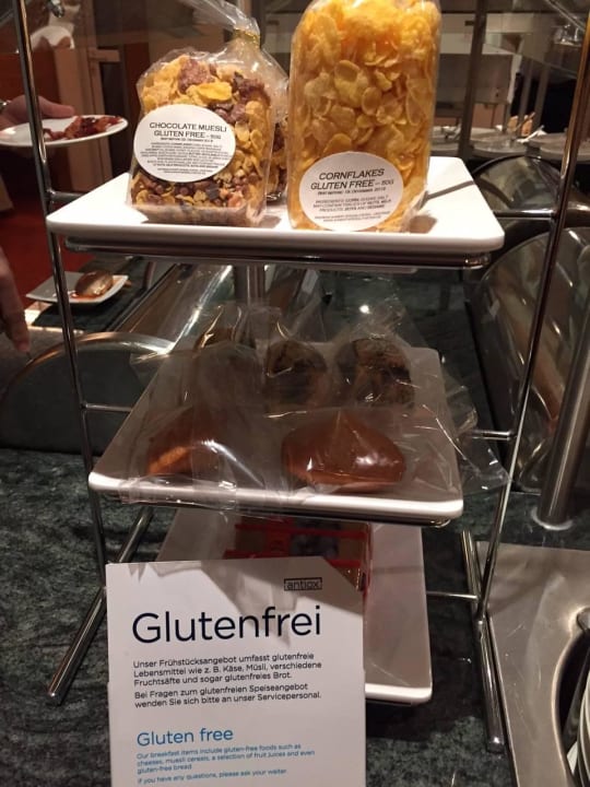Glutenfreie Frühstücksauswahl Hotel NH Erlangen