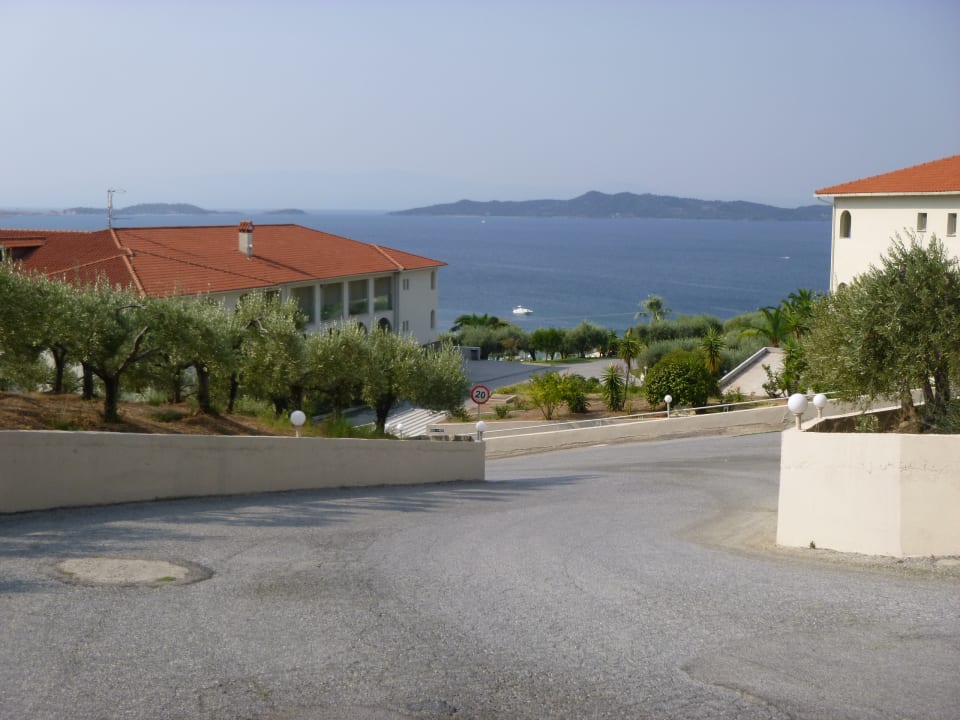 Ausblick Akrathos Beach Hotel