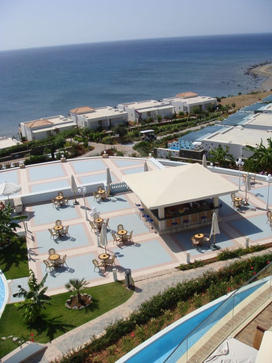 Ausblick von der Frühstücksterrasse Atrium Prestige Thalasso Spa Resort & Villas
