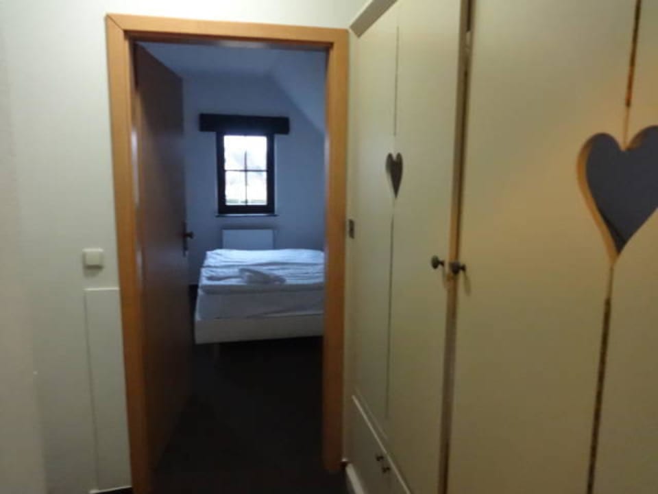 Zimmerblick vom Flur aus Van der Valk Resort Linstow