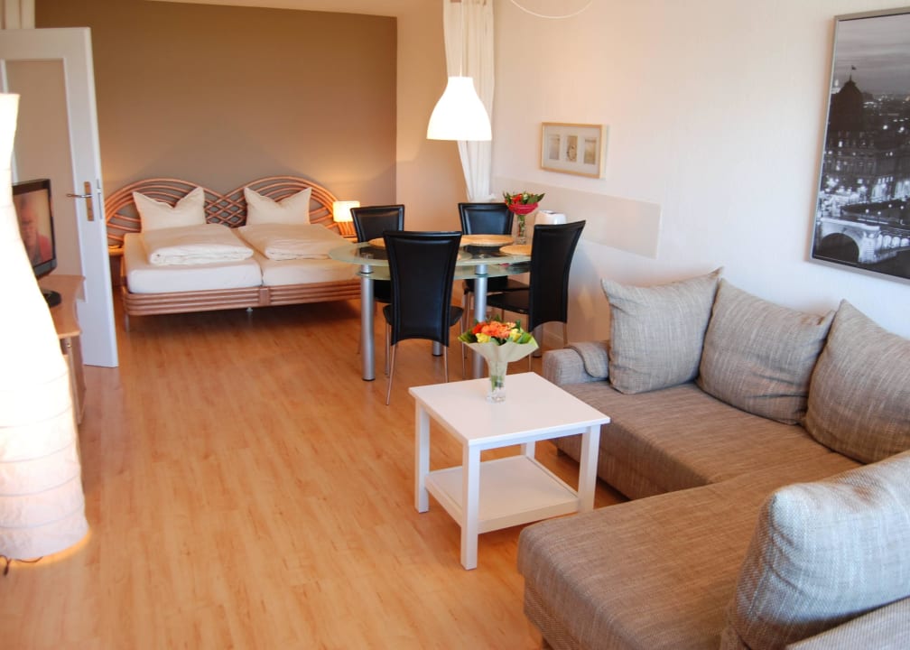 Wohn-Schlafzimmer Ferienwohnungen Heiligenhafen Kemper's Apart