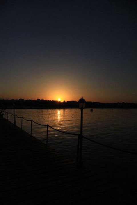 Sonnenuntergang Hotel JAZ Makadi Star & Spa