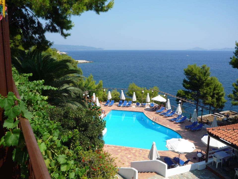 Blick Pool/Meer Hotel Paradise Alonissos