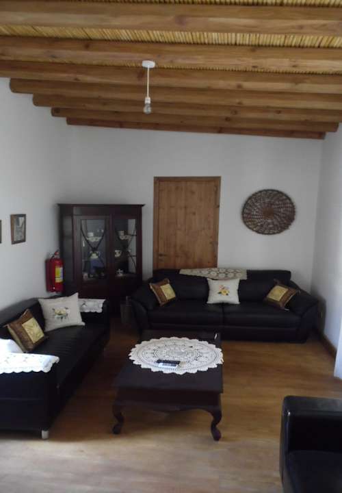 Living area of Suite with Fire Place Guesthouse Arhontiko Frangos