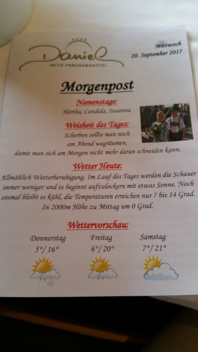 Restaurant Aktiv Panoramahotel Daniel