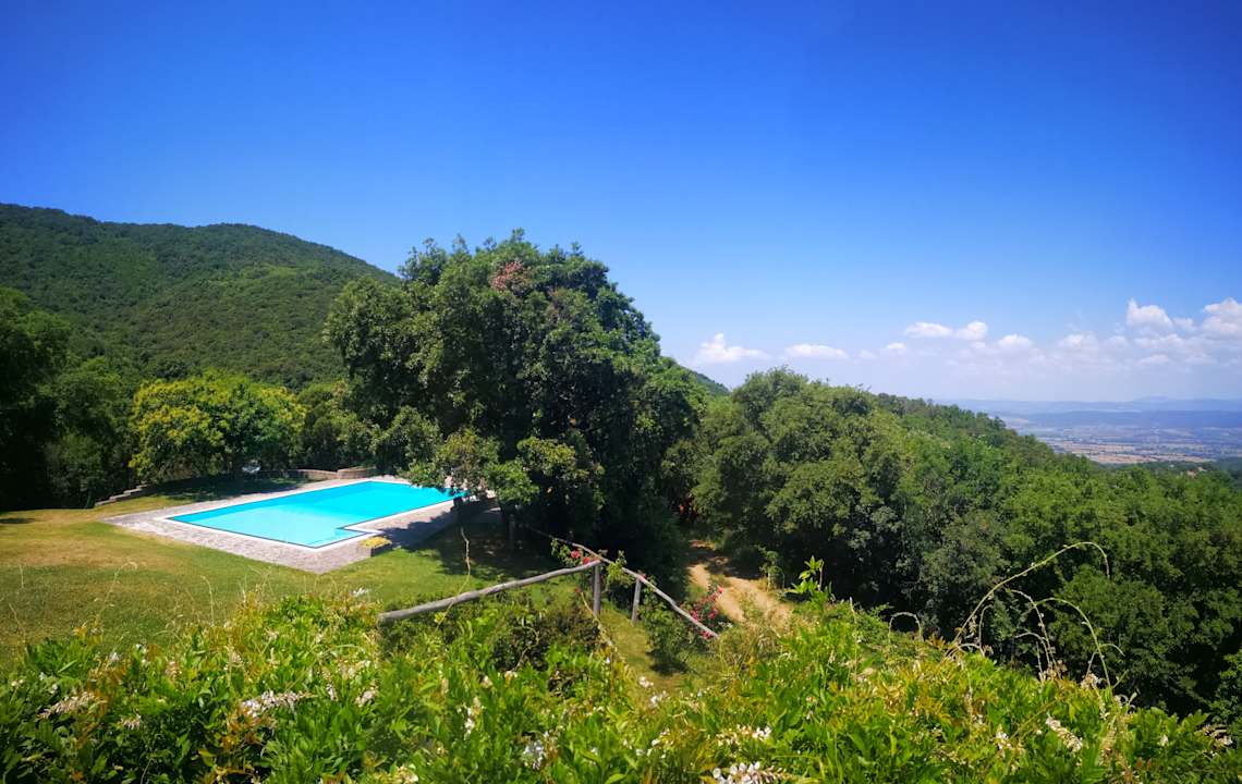 Ausblick Poggio La Croce