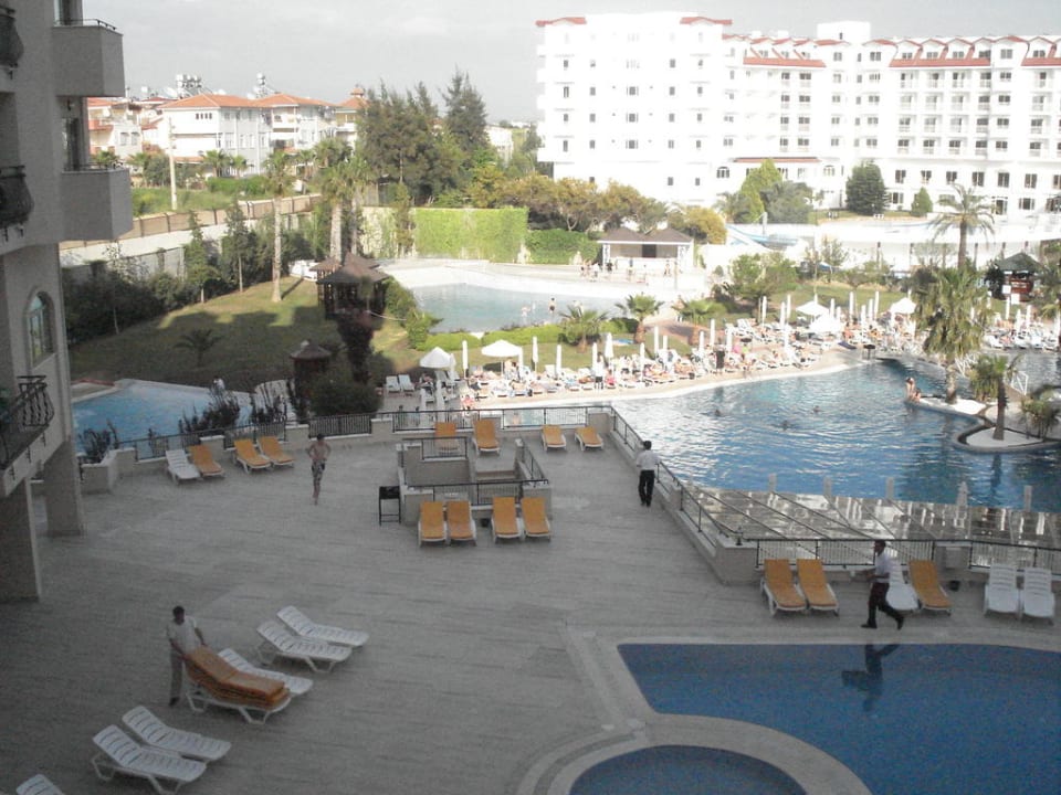 Ausblick aus unserem Zimmer Side Mare Resort & Spa