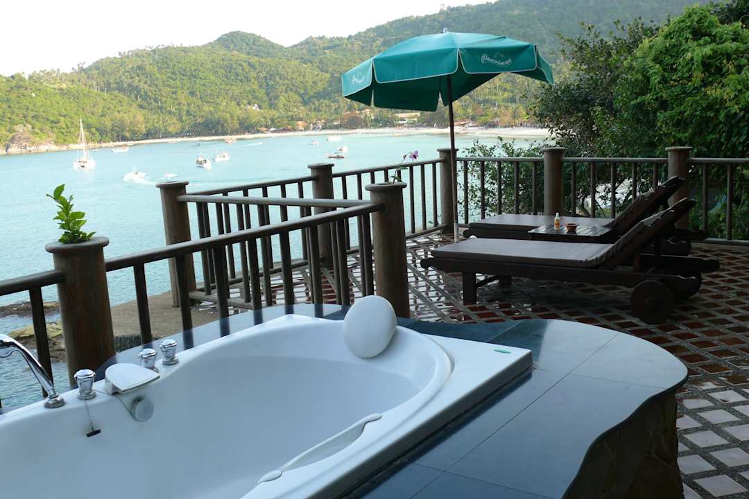 Unsere Dachterrasse Panviman Resort Koh Phangan