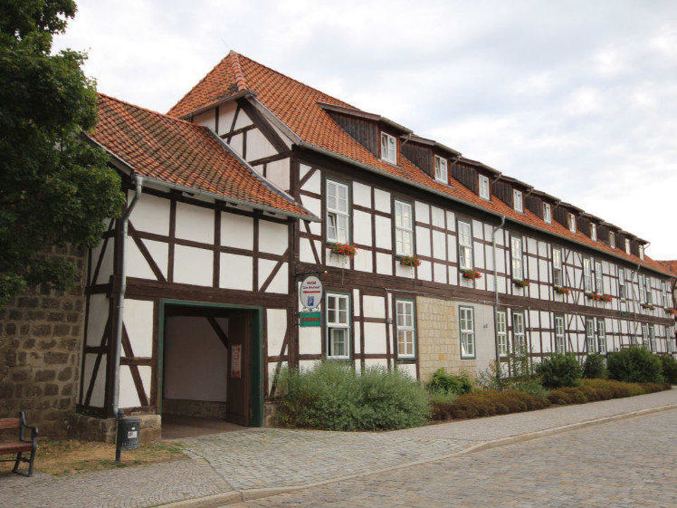 Blick von der Carl-Ritter-Str. Hotel Zum Brauhaus