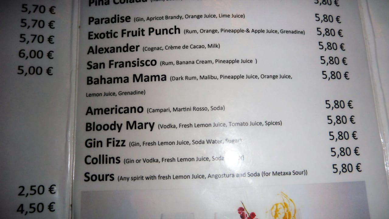 Restaurant Santa Marina Beach