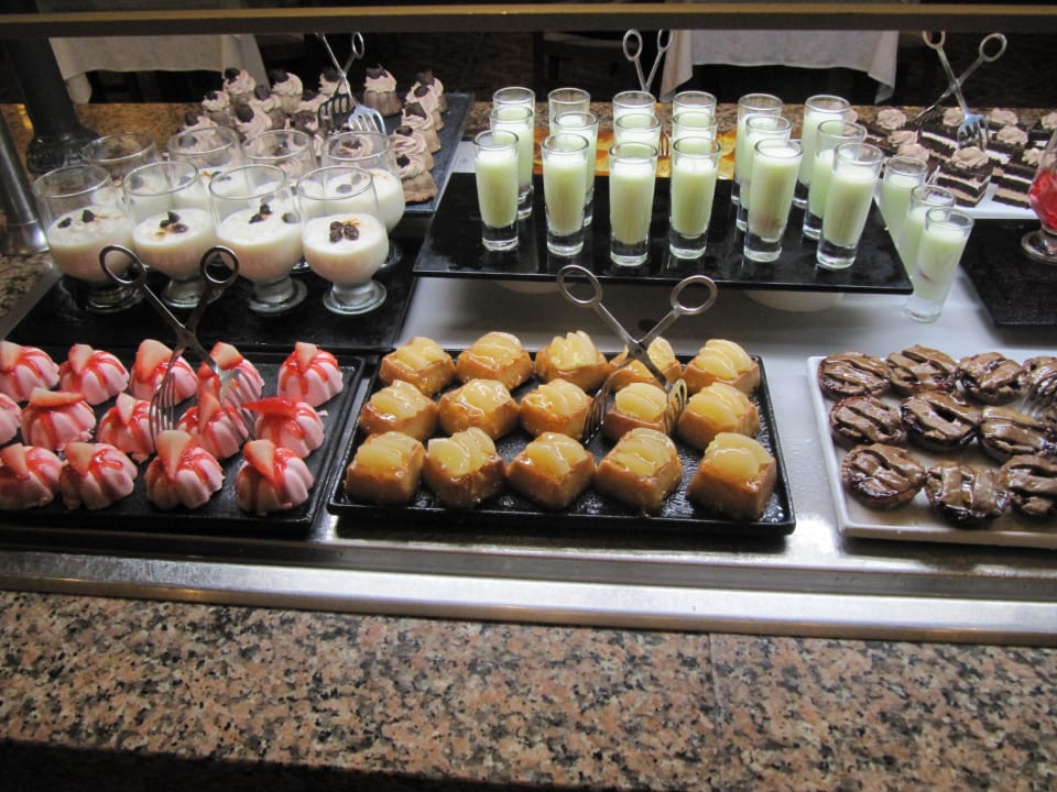 Nachtischauswahl Hotel Riu Tequila