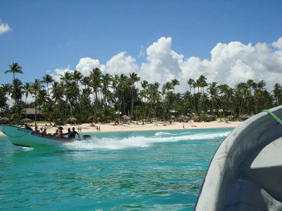 Strand vom Wasser aus Grand Palladium Select Bávaro Resort & Spa
