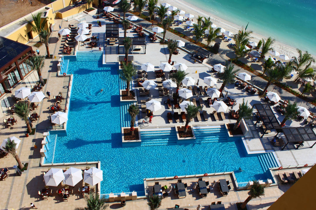 Aussicht vom 9.Stock DoubleTree by Hilton Resort & Spa Marjan Island