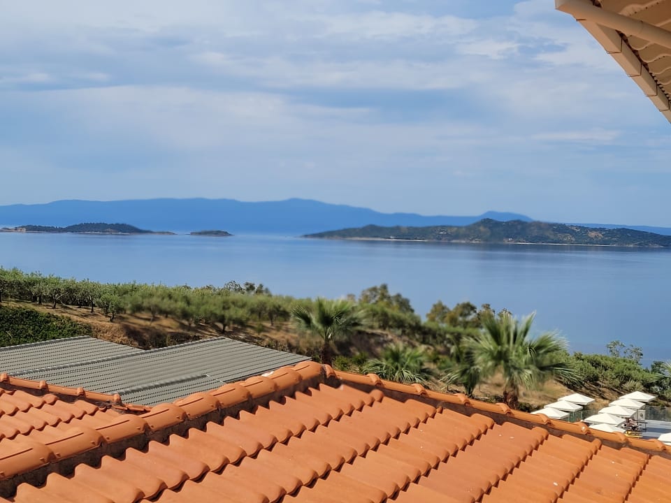 Ausblick Akrathos Beach Hotel