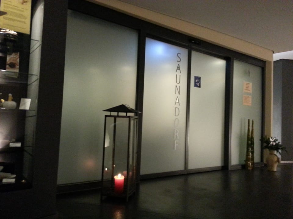 Eingangsbereich zur Sauna Hotel Traube am See