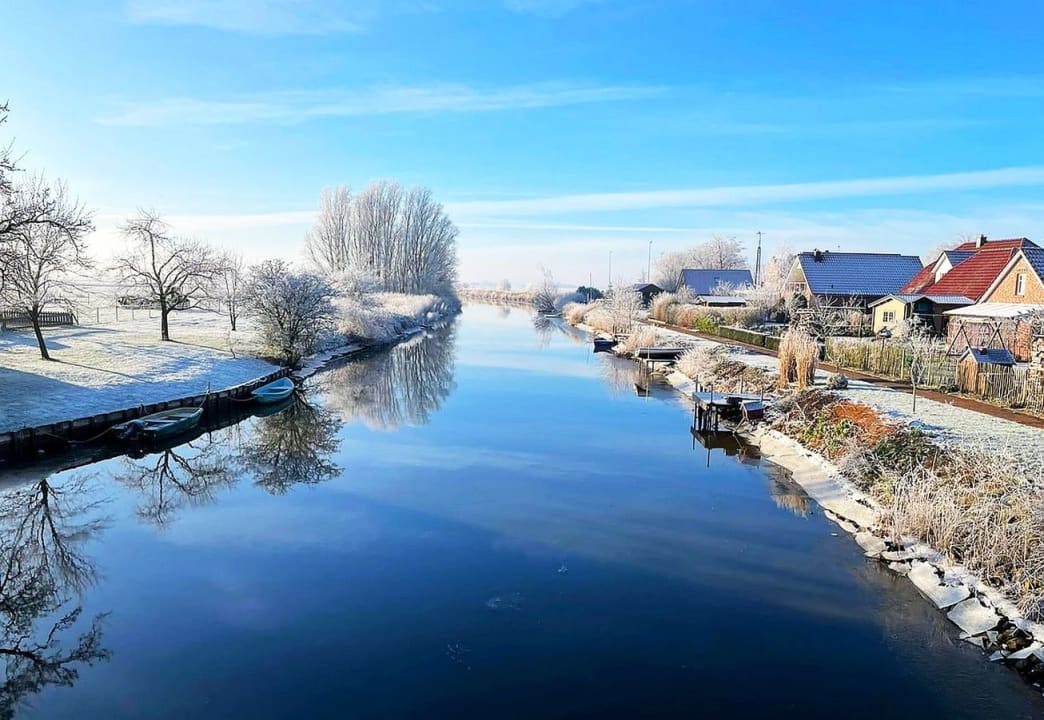 Ausblick Ferienhaus Am Sielblick Ditzum