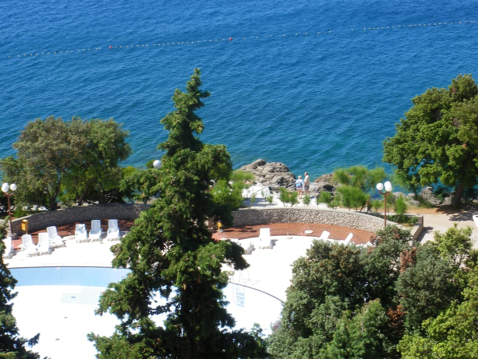 Blick aus unserem Zimmer Drazica Resort - Hotel Drazica
