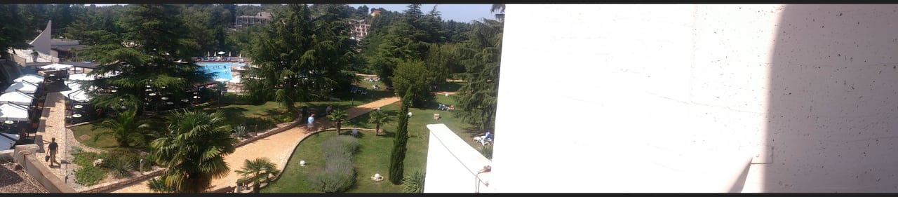 Ausblick von unserem Balkon Sunny Poreč by Valamar