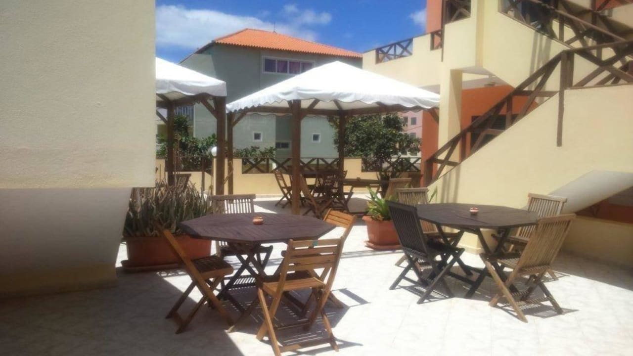 Frühstücksterrasse Hotel Ponta Preta
