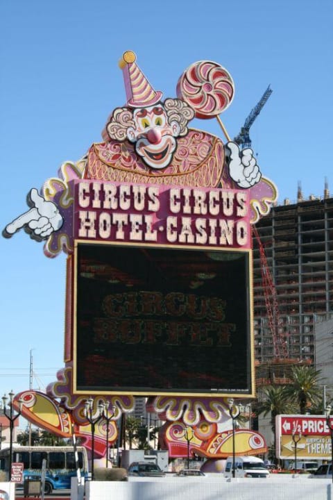 Lucky bei Tageslicht Hotel Circus Circus