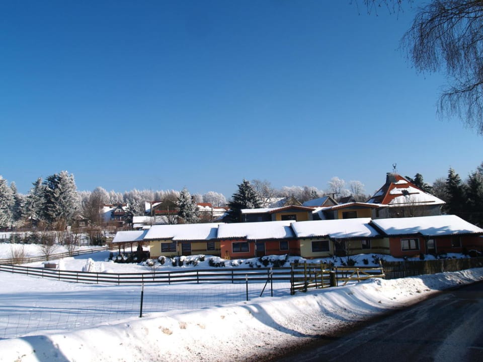 Barrierefreie Ferienwohnungen im Winter Gasthof Brauner Hirsch