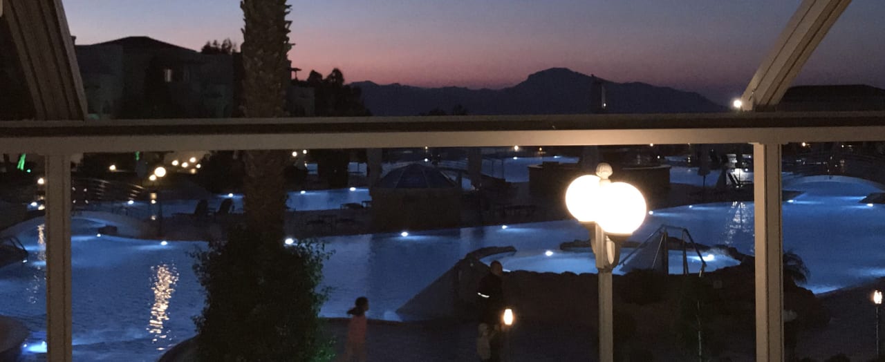 Ausblick Atlantica Marmari Palace