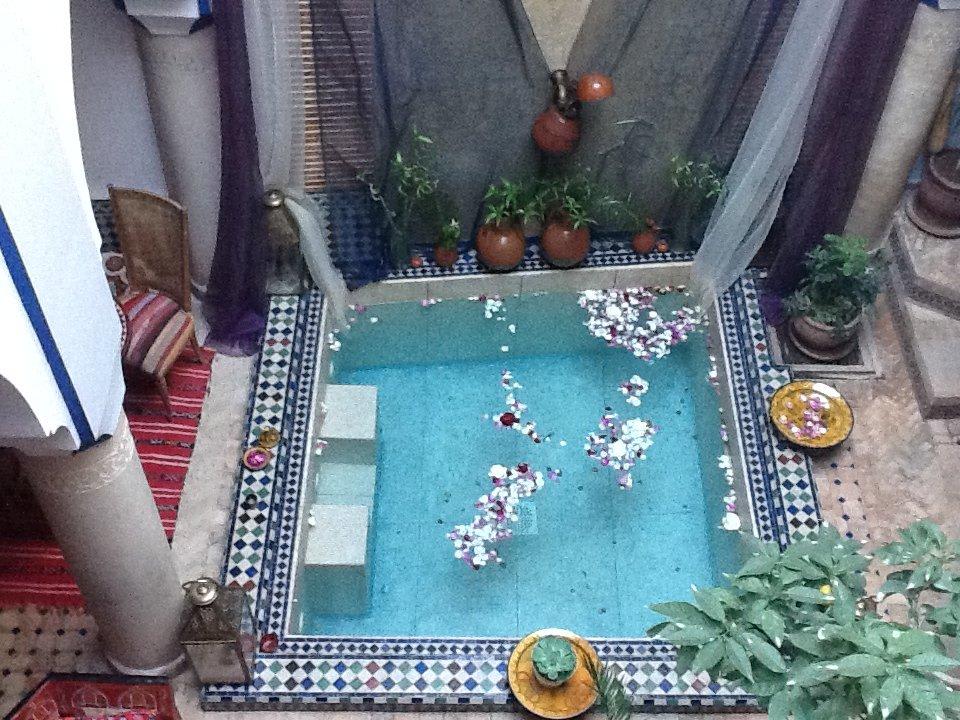 Innenhof 1 Riad Tamarrakecht