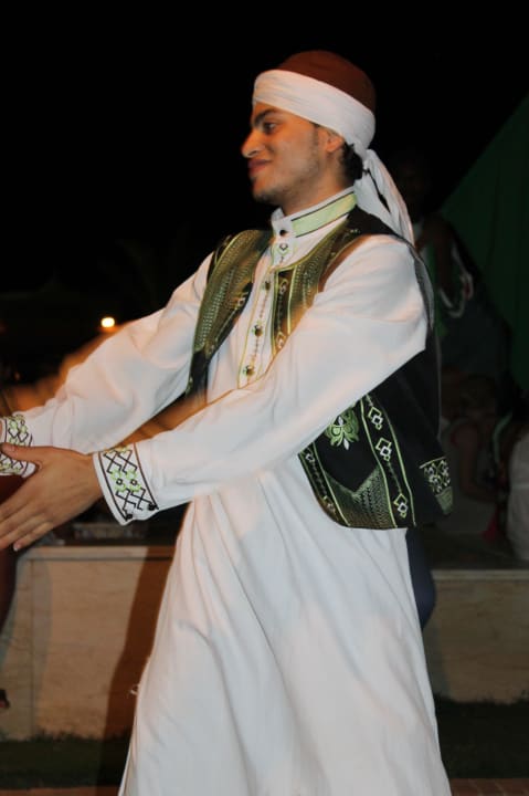 Ägyptischer Tanz zum Abenddinner Pickalbatros Alf Leila Wa Leila Resort - Neverland Hurghada