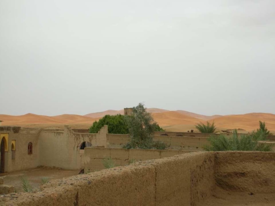 Aussicht von unserer Dachterrasse Hotel Kasbah Mohayut