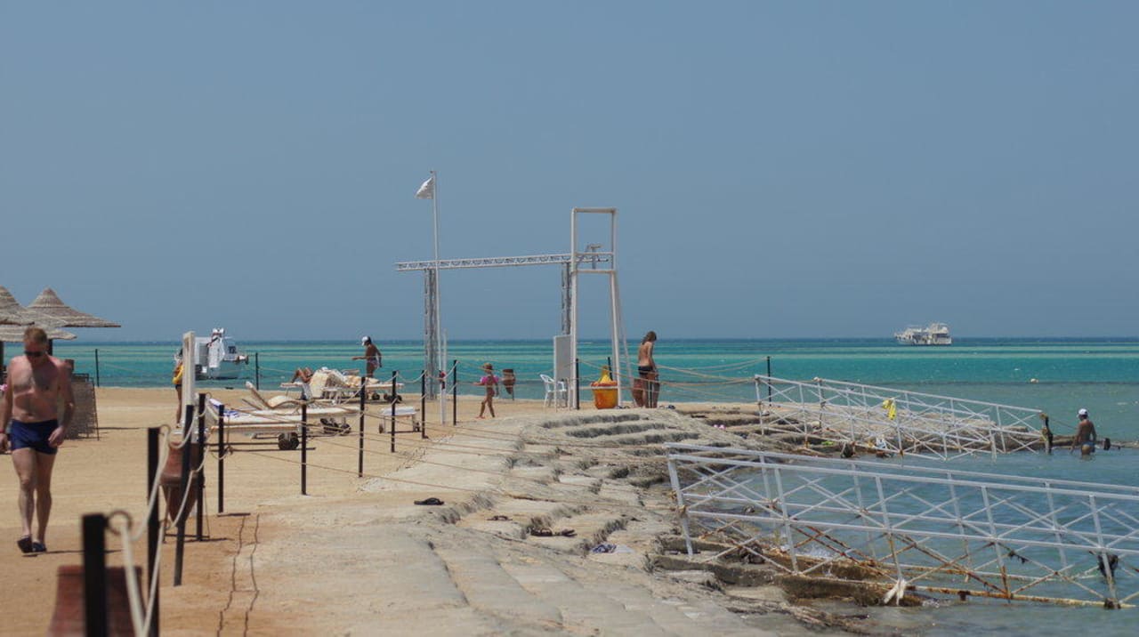 Zugang zum Meer Le Jardin Aqua Park Resort