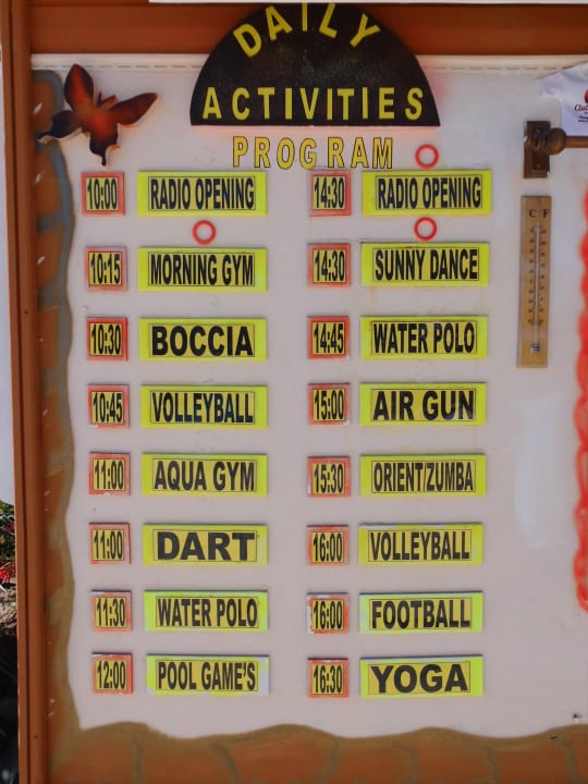 Animationsprogram Club Turtas Beach Hotel