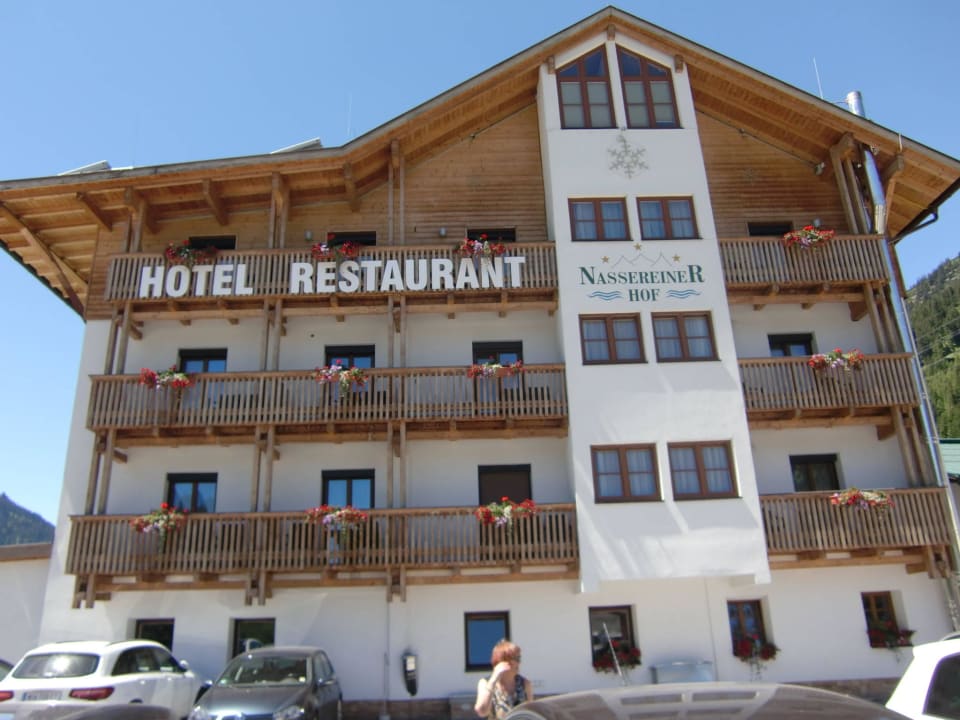 Hotel vom Parkplatz Nassereinerhof