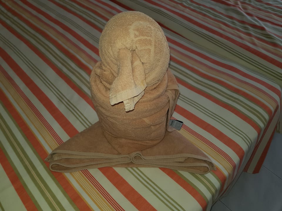 Jeden Tag wurde etwas aus Handtüchern ein Pinguin gemacht   SBH Hotel Taro Beach