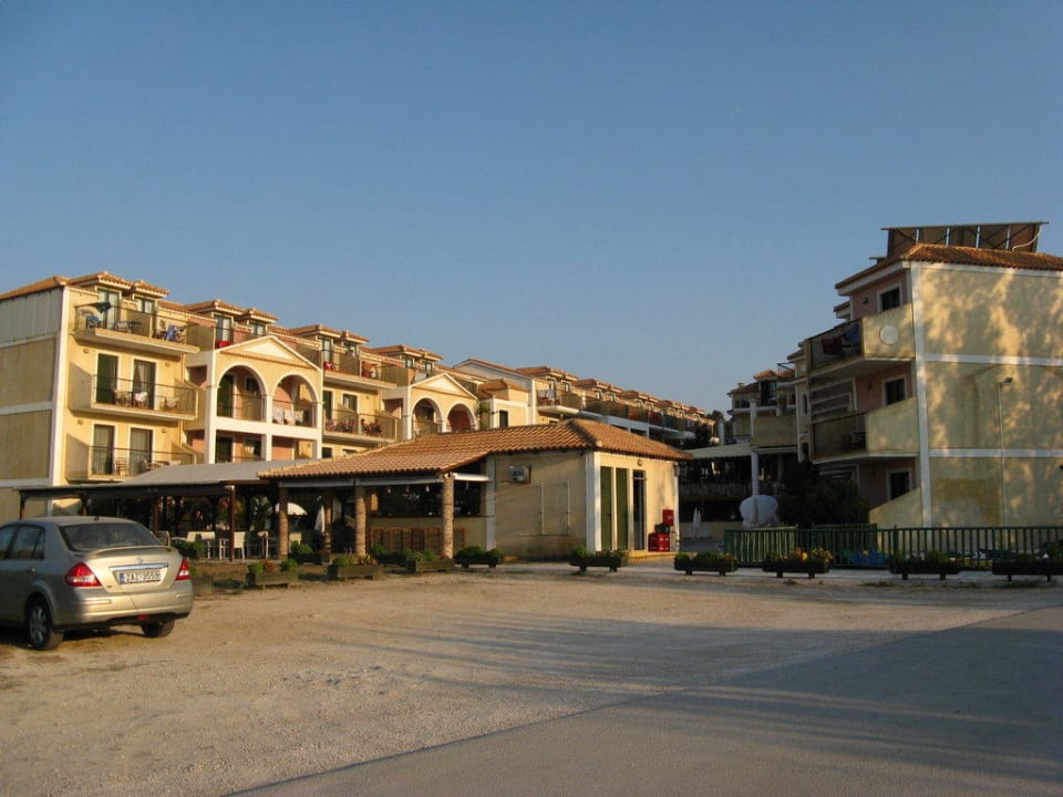 Rückansicht Strofades Beach Hotel