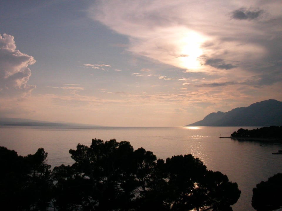 Sonnenuntergang vom Balkon Bluesun Hotel Soline