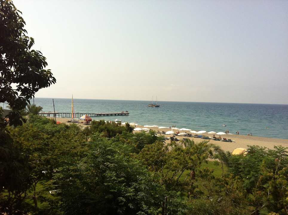 Blick vom Balkon auf den Strand Labranda Alantur Resort