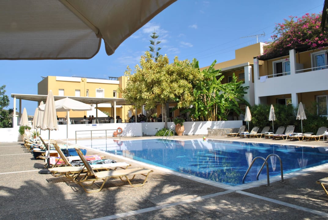 Sehr schöner und ruhiger Pool Hotel Xidas Garden