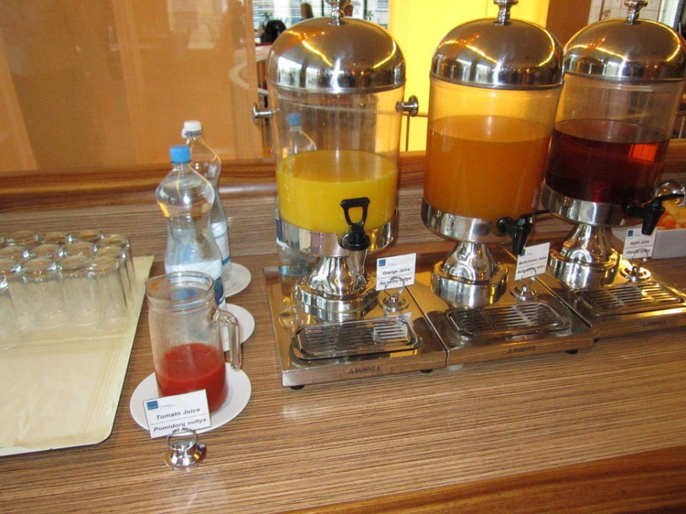 Säfte am Büffet Hotel Novotel Vilnius