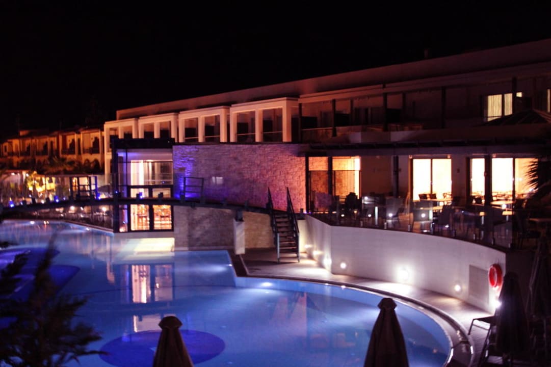 Aussicht Zimmer Abends Minos Mare Royal